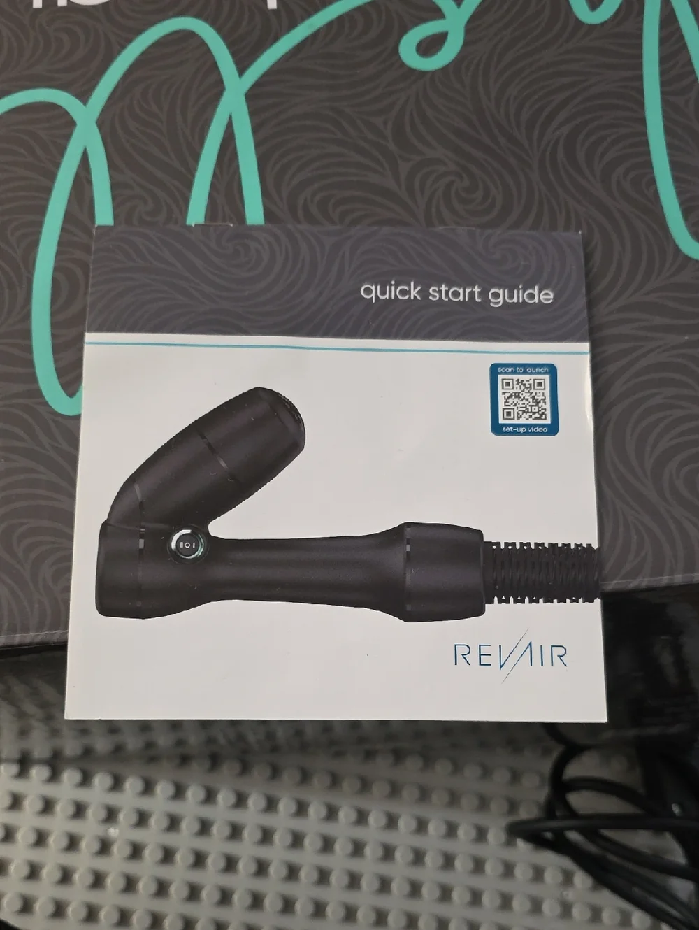 ReVair Professional Hair Dryer — Matte Black with Teal Logo - Picture 4 of 5